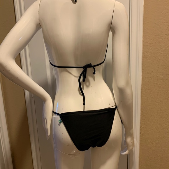 🎈Bikini Bathing Suit 👙 2pcs  Color Black Size Large - Picture 3 of 4